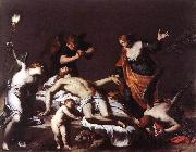 TURCHI, Alessandro The Lamentation over the Dead Christ t oil painting